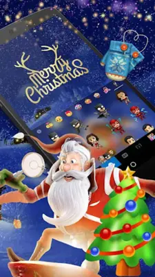 Animated Christmas Theme android App screenshot 2